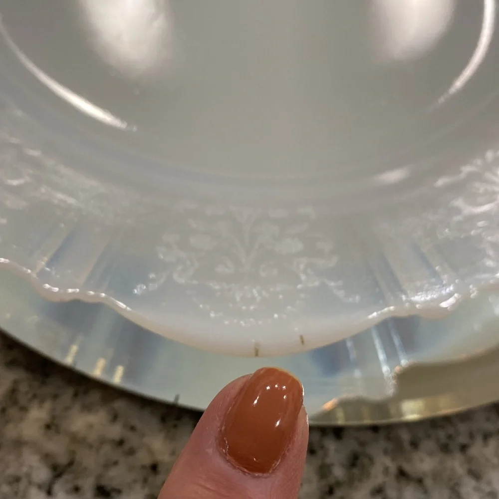 Rare Depression Glass MacBeth-Evans “American Sweetheart” Plate!